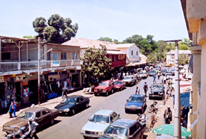 A street scene, 2002.