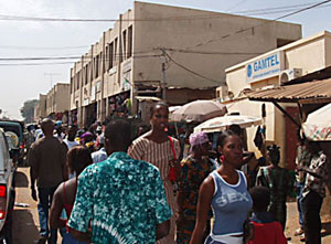 Around the market, January 2005.