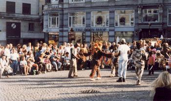 A hunting performance during the Cultural Week.