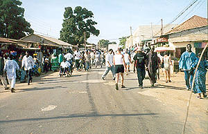 A street scene, November 2000.
