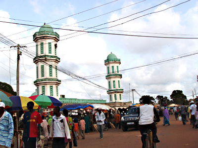 The mosque, July 2009.